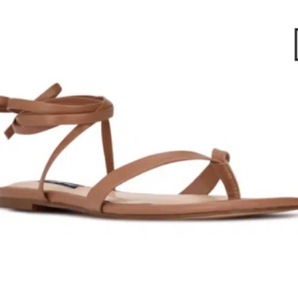 Nine West News Ankle Wrap Thong Sandal